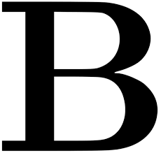 B